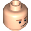 Набор LEGO Minifig Head Dual Sided LotR Merry Smirking / Shouting Print [Hollow Stud], Light Flesh