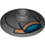 Набор LEGO Dish 2 x 2 Inverted [Radar] with SW Droid T7-O1 Print [9497], Темный сине-серый