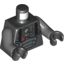 Набор LEGO Torso SW Armor Plates with Breathing Apparatus Print (SW Darth Malgus) / Dark Bluish Gray Arms / Black Hands, Черный