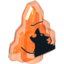 Набор LEGO Rock Stepped with Black Wolf Print [aka Moonstone], Trans-Neon Orange
