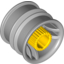 Набор LEGO Duplo Toolo Wheel with Action Wheeler Screw Short, Светлый сине-серый