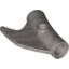 Набор LEGO Technic, Pin Connector Round Curved with Fin and Hole, Flat Silver