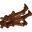 Набор LEGO Bionicle Foot Piraka Clawed, Красно-коричневый