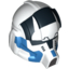 Деталь LEGO MINI FIGURE HELMET NO 17 "NO.1", Не определен