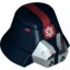 Набор LEGO Minifig Helmet Sith Trooper with Red Stripe and Imperial Print, Черный