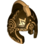 Набор LEGO Minifig Helmet - Rohan Cheek Protection and Theoden Print, Темно-коричневый