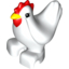 Деталь LEGO HEN "NO.1", Не определен