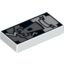 Набор LEGO Tile 1 x 2 with Tarot Tower Card Print, Белый