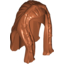 Набор LEGO Minifig Hair - Long with Braided Front, Темно-оранжевый