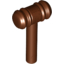Набор LEGO Minifig Judge's Gavel, Красно-коричневый