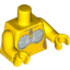 Набор LEGO Torso Mermaid Shell Bra and Sea Snail Necklace Print / Yellow Arms / Yellow Hands, Желтый