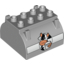 Деталь LEGO TANK TOP 4X4X2, DEC. MILK, Не определен