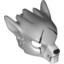 Набор LEGO Minifig Mask Wolf with Face Details, Scars and White Ears Print, Светлый сине-серый