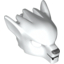 Набор LEGO Minifig Mask Wolf with Fangs and Gray Nose Print, Белый