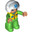 Деталь LEGO FIGURE W. OPEN HELMET, Не определен