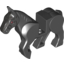 Набор LEGO Horse, Moveable Legs with Gray Bridle Print, Черный