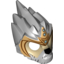 Набор LEGO Minifig Mask Lion with Tan Face, Gray and White Beard and Gold Crown Print, Светлый сине-серый