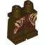 Набор LEGO Legs and Hips with Long Gold Coattails Print (Haldir), Темно-коричневый