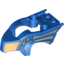 Набор LEGO Fly Wheel Fairing Bird Shape with Eagle and Silver Ornament Print (70105), Голубой