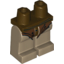 Набор LEGO Legs and Dark Brown Hips with Torn Orc Loincloth Print, Dark Tan