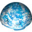 Набор LEGO Hemisphere 11 x 11 - 4 Studs on Top with Kamino Black / Blue / White Planet Print [75006], Dark Azure