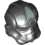 Набор LEGO Minifig Helmet - Stormtrooper / TIE Bomber Pilot Print, Черный