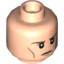 Набор LEGO Minifigure Head Dual Sided - Legolas Calm / Angry Print [Hollow Stud], Light Flesh