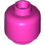 Набор LEGO Minifig Head Plain [Hollow Stud], Темно-розовый