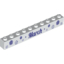 Набор LEGO Brick 1 x 10 with Dark Purple 'March' and 'April' on Opposite Sides Print, Белый