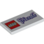 Набор LEGO Tile 2 x 4 with LEGO Friends Logo with Butterfly Print, Белый