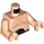 Набор LEGO Torso SW Bare Chest with Hair Print (SW Malakili) / Light Flesh Arms / Light Flesh Hands, Light Flesh