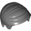 Набор LEGO Minifig Hair Smooth Combed Sideways, Темный сине-серый