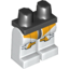 Набор LEGO Legs and Black Hips with SW Clone Trooper and Bright Light Orange Markings Print, Белый