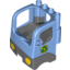 Деталь LEGO DRIVER`S CAB 5X4X4, Не определен