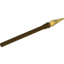 Набор LEGO Minifig Pike / Spear Elaborate with Pearl Gold Tip, Темно-коричневый