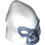 Набор LEGO Minifig Mask Gorilla with Gray Face and Fangs Print, Белый