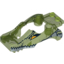 Набор LEGO Fly Wheel Fairing Crocodile Shape with Silver Crocodile Print (70112), Прозрачный ярко-зеленый