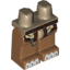 Набор LEGO Legs and Dark Tan Hips with Loincloth, Rope Belt and White Claws Print, Dark Tan