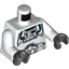 Набор LEGO Torso SW Armor Clone Pilot Detailed Print / White Arms / Black Hands, Белый