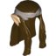 Набор LEGO Minifig Hair, Long Wavy with Braid, Silver Headband and Light Flesh Elf Ears Print, Темно-коричневый