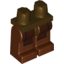 Набор LEGO Legs and Dark Brown Hips with SW Dark Brown Jedi Robe Print , Красно-коричневый