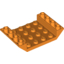 Набор LEGO Slope Inverted 45Г‚В° 6 x 4 Double with 4 x 4 Cutout and 3 Holes, Оранжевый
