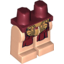 Набор LEGO Legs and Dark Red Hips with Leia Slave Outfit Print, Light Flesh