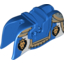 Набор LEGO Horse Barding, Smooth Edge with Lion Heads and Gold Armor Plates Print, Голубой