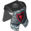 Набор LEGO Minifig Breastplate - Leg Protection and Dragon Head Print, Черный