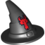 Набор LEGO Minifig Wizards Hat with Red Dragon Head Print, Черный