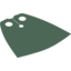 Набор LEGO Minifig Cape Cloth, Standard - Traditional Starched Fabric, Sand Green
