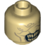 Набор LEGO Minifig Head with Mouth of Sauron Print [Hollow Stud], Tan