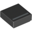 Набор LEGO Tile 1 x 1 with Silver '-' Print, Черный