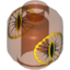 Набор LEGO Minifig Head with Eye of Sauron Print [Hollow Stud], Trans-Neon Orange